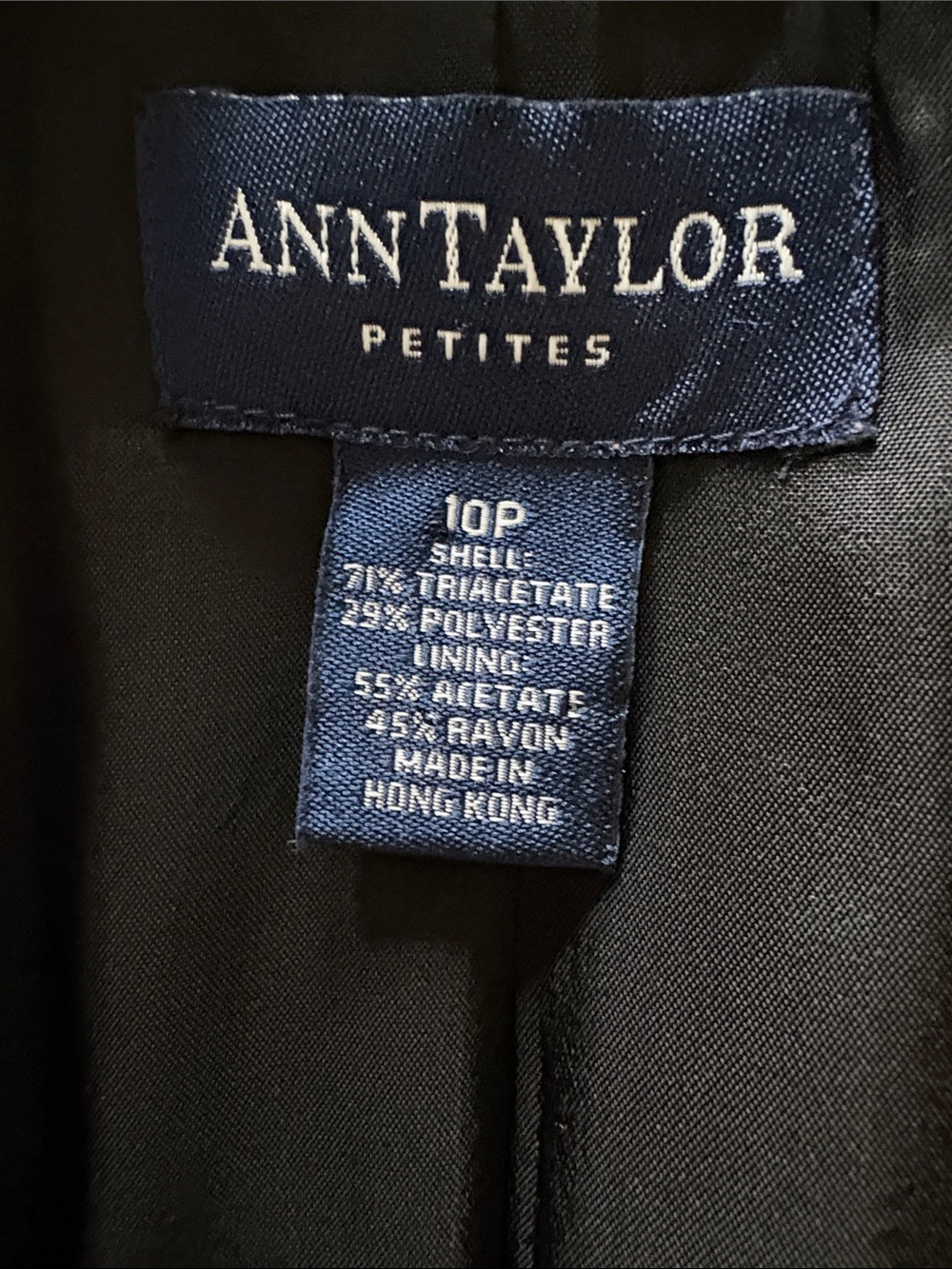 Ann Taylor Black Tailored Women's Blazer - Picture 5 of 8